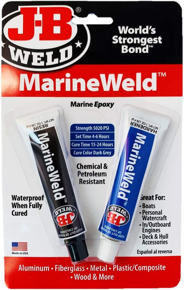 Marine Epoxy Adhesive - JB Weld Marine Weld Waterproof 8272UK