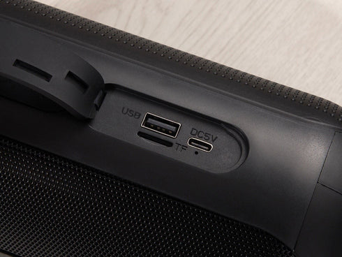 Splashproof Bluetooth Speaker with LED Lightshow - PARTYPOD 100.619UK