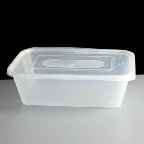 SATCO MICROWAVE PLASTIC CONTAINERS WITH LIDS 750ML 5/PK. SATCO055