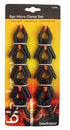 Micro Clamp Set - BLACKSPUR 6 Pack CL098 for Precision Work