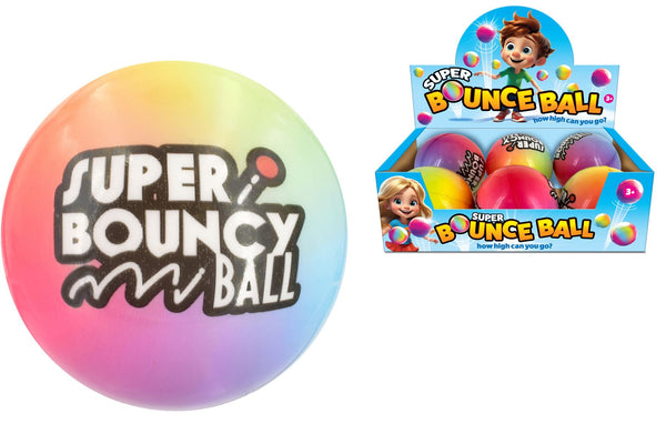 Super Bouncy Ball - Assorted Hot Colours 100mm | TY2033