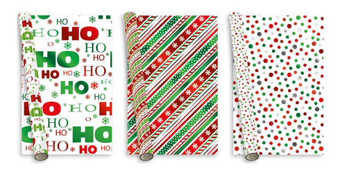 Festive Gift Wrap - Christmas Foil Fun 2M Roll | XAHGW114