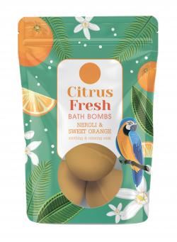 Neroli Bath Bombs - Elysium Spa Sweet Orange 50g 3 Pack