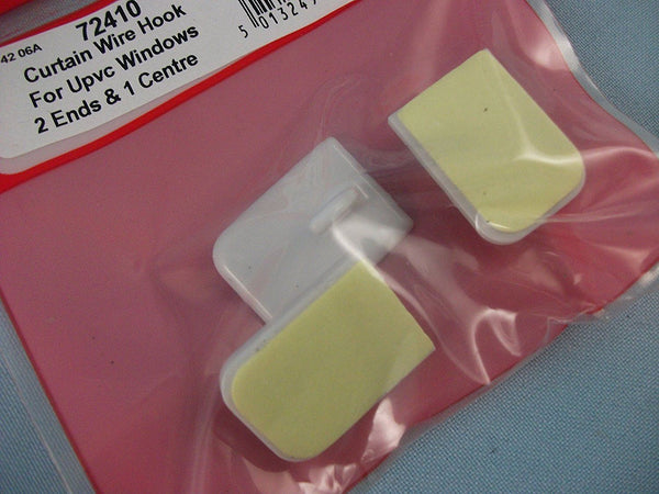 Curtain Wire Hook for UPVC Windows - Easy Install Kit