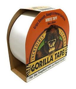 White Gorilla Duct Tape 48mm x 10m - Heavy-Duty Adhesion
