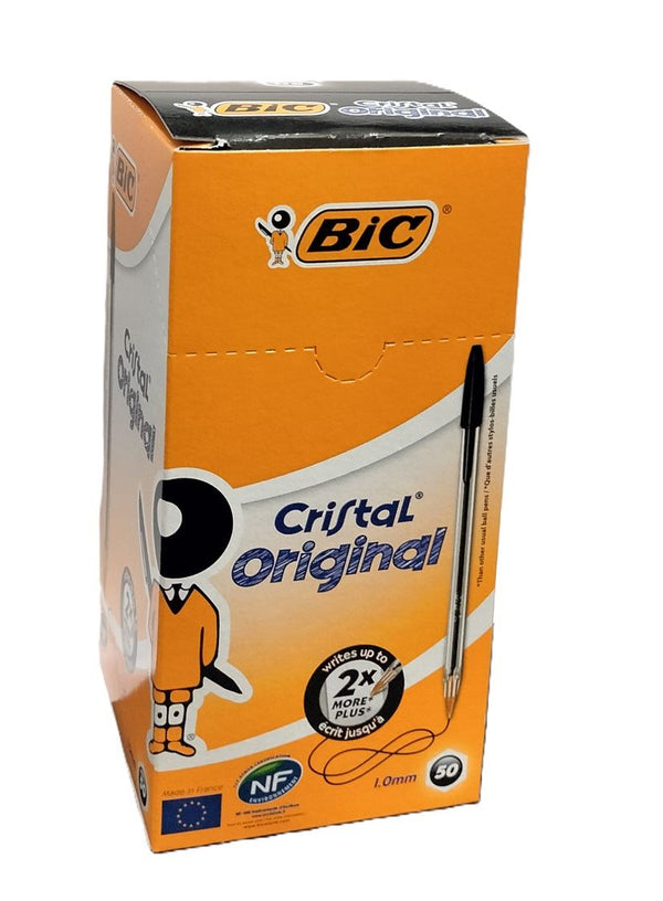 BIC Black Pens 50-Pack - Reliable Writing Essentials