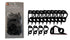 50 EXTERNAL LIGHT GUTTER HOOKS BLACK. 56477 FF04B
