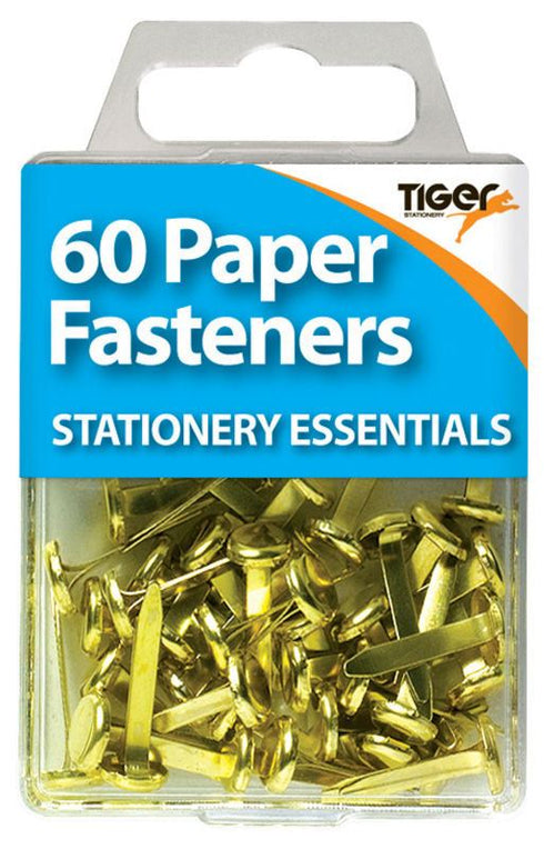 Paper Fasteners - 45 TIGER ESSENTIAL T301592 for Secure Documents