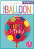 Happy Birthday Balloon - Unique Party Foil Decoration UNI74787