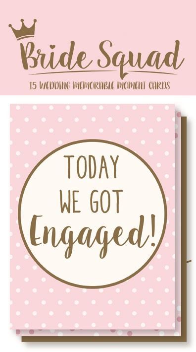 15 WEDDING MOMENT CARDS. EW22752