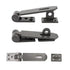 DEKTON HEAVY DUTY HASP & STAPLE GREY 3.5" X 1.13 ". DTDH02100