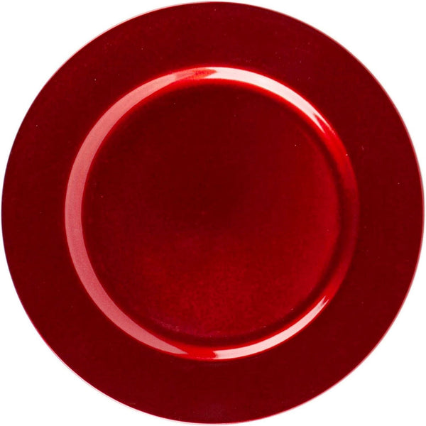 GIFTMAKER CHRISTMAS METALLIC ROUND PLATE 33CM. XAMGP610