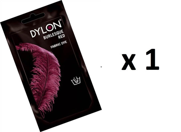 DYLON Fabric Dye Red - Hand Dye 50g Barlesque No 51