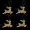 SET OF 4 REINDEER TREE TRIMS. PI451631