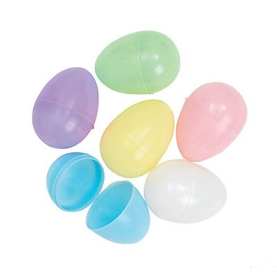 14 FILLER EGGS EMPTY PASTEL COLOUR. 736099