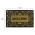 Welcome Door Mat - JVL Woven Tuffscrape Scraper 45x75cm