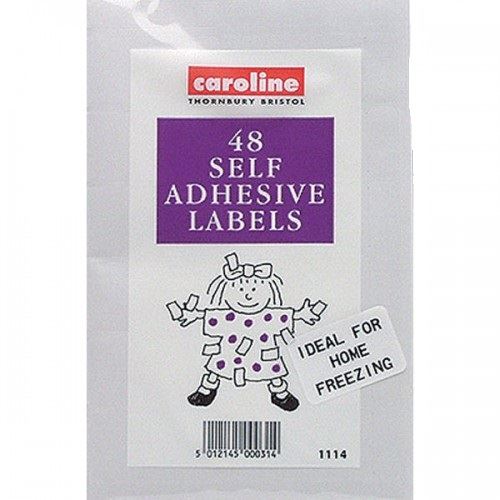 Self Adhesive Labels 5x2.5cm - Caroline Pack of 48, C1114
