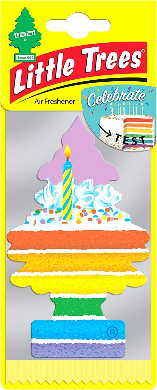 LITTLE TREES CAR AIR FRESHENER - CELEBRATE. MTR0085