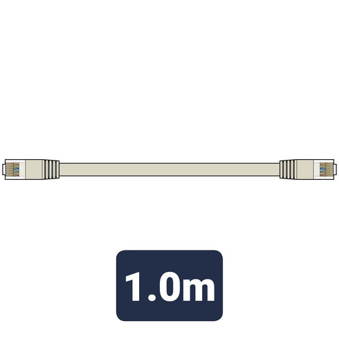 CAT6 Ethernet Cable 1M Grey - AV:LINK 113.130UK High-Speed