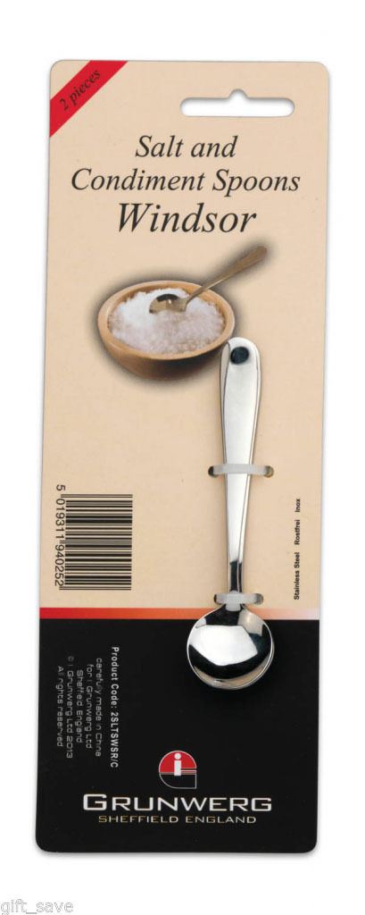 Windsor Salt Spoons Set - GRUNWERG Elegant Dining Accessories