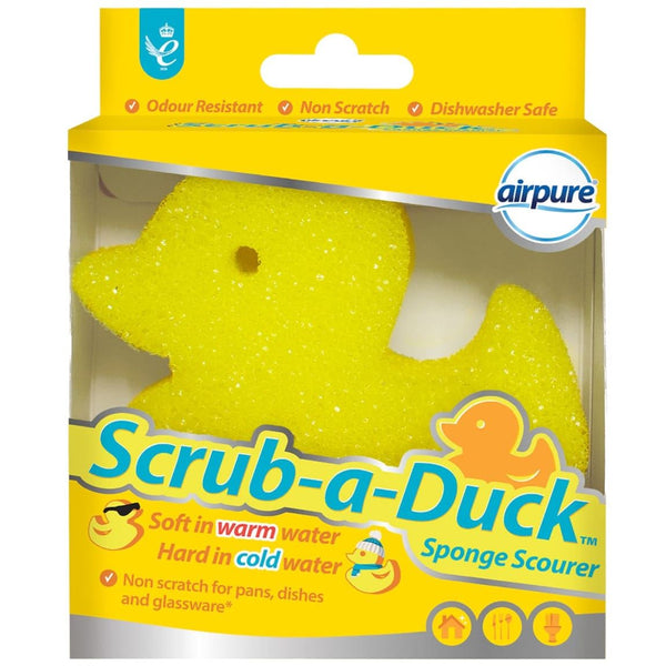 Duck Sponge Scourer - AIRPURE SCRUB-A-DUCK SAD180