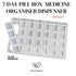 Pill Organizer Box - 7 Day Medicine Dispenser DGI0214 HH1025