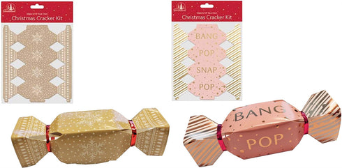 FESTIVE WONDERLAND MYO MINI CHRISTMAS CRACKER KIT 6/PK. TA7149