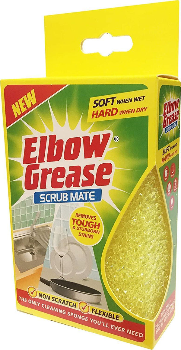 Non Scratch Sponge - Elbow Grease Scrub Mate EG27 Yellow