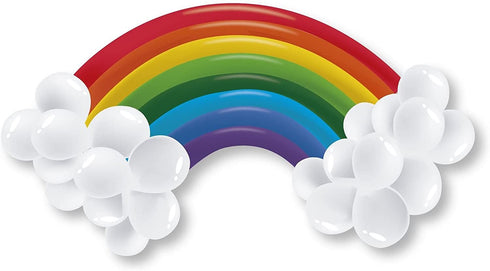 GLOBOS PAYASO RAINBOW BALLOON ARCH KIT. BK10