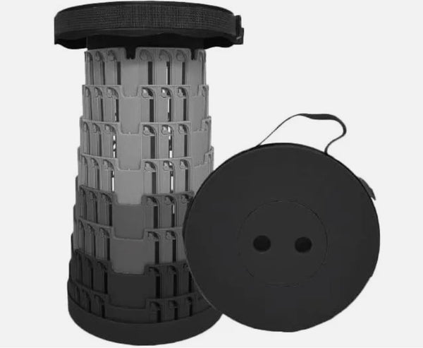 Telescopic Stool Portable - LESSER & PAVEY LP72949 Black/Grey
