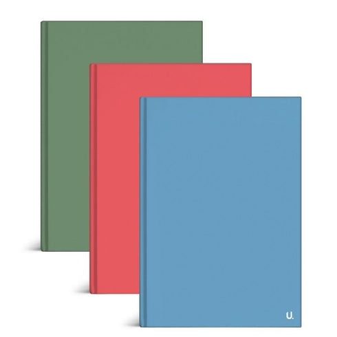 Assorted Colour Notebook - A4 Hardback Rule Note Book P1101