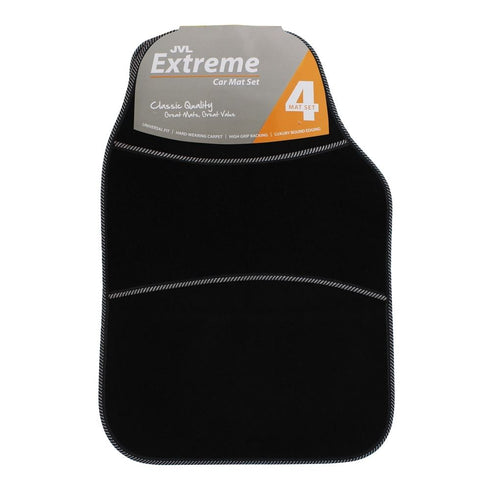 Universal Car Mat Set - JVL EXTREME Assorted Colours 4 Pcs 01-927