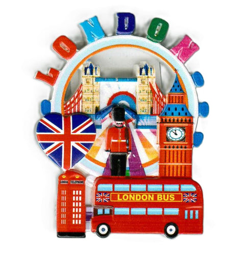 London Fridge Magnet - Assorted Designs JL9076 Souvenir