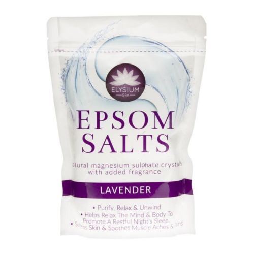Lavender Epsom Salts - ELYSIUM SPA Natural 450gm ELY1001