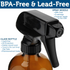 ELLIOT GLASS SPRAY BOTTLE BROWN 480ML. 10F01284