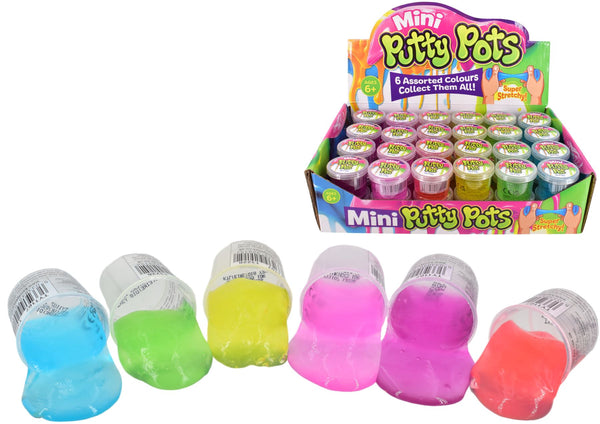 Mini Stretchy Slime Putty 18gm Pack of 48 - TY1107