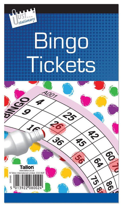 Bingo Game Tickets - 600 Pack 8002 for Endless Fun