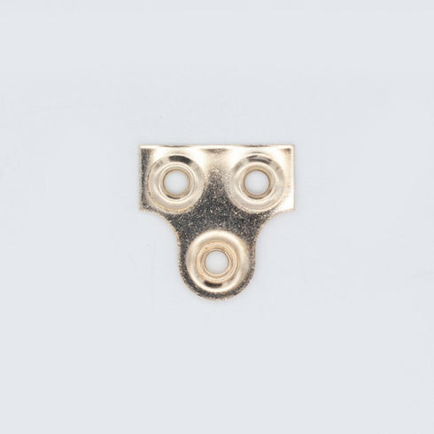 Brassed Plated Slotted Plates 25mm 4-Pack - SHAW X FS12860