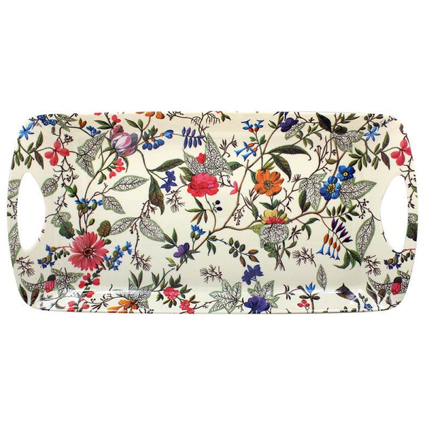 WILLIAM KILBURN FLOWER DESIGN MEDIUM TRAY 40 X 20CM. LP96283