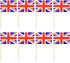 SHATCHI UNION JACK SANDWICH / COKTAIL PARTY FLAGS 50/PK. 116241