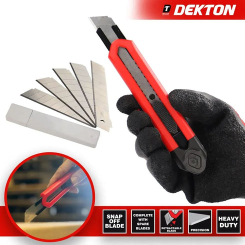 DEKTON 18PCS UTILITY KNIFE SET. DT60135