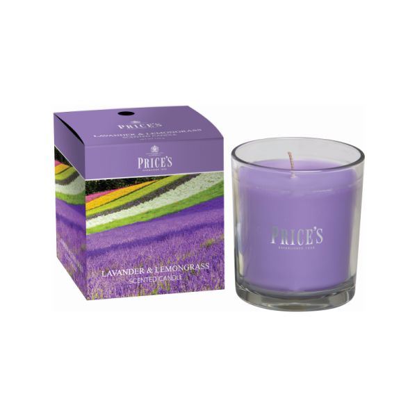 PRICES LAVENDER & LEMONGRASS CANDLE JAR. PSJ010613