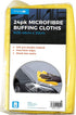 Microfibre Cleaning Cloths 24-Pack - Premium Buffing Cloths