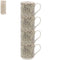 THE LEONARDO COLLECTION ARTICHOKE STACKING MUGS SET OF 4. LP96656