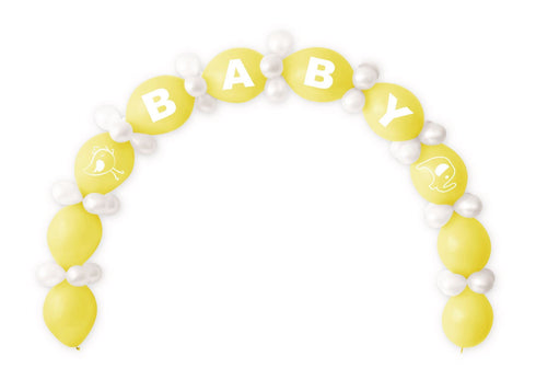 BABY SHOWER BALLOONS KIT YELLOW. 42955