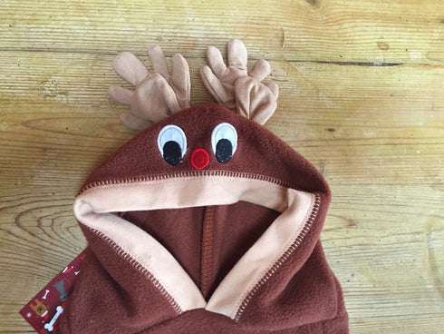 RUDOLPH REINDEER PET / DOG SUIT COSTUME 30CM. PE109630