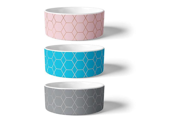 Ceramic Dog Bowl - KINGDOM Pet Feeding Dish 15cm PET6503OB