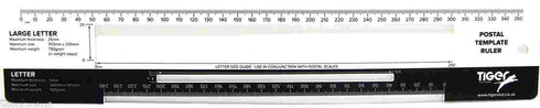 Postal Template Ruler - TIGER T301603 for Accurate Mailings