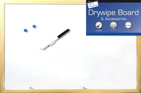 Dry Erase Board 80x60cm - TA4296 - Perfect for Home & Office