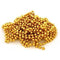 CHRISTMAS XMAS BEAD CHAIN GARLAND 3M GOLD. 515002G